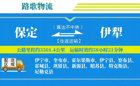 保定到霍尔果斯物流专线