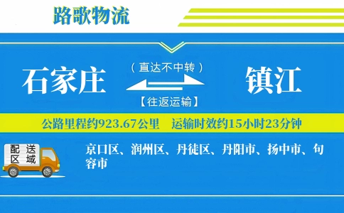 石家庄到镇江物流专线