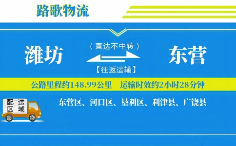 潍坊到东营物流专线